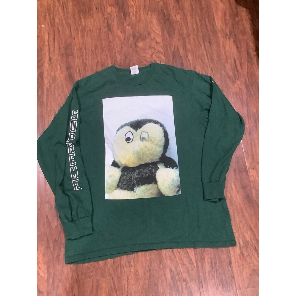 Supreme long sleeve TShirt cotton green L Used Mike Kelley